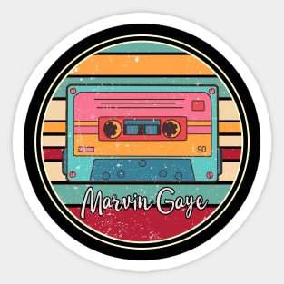 Graphic Marvin Lovely Name Flowers Vintage Styles 70s Sticker